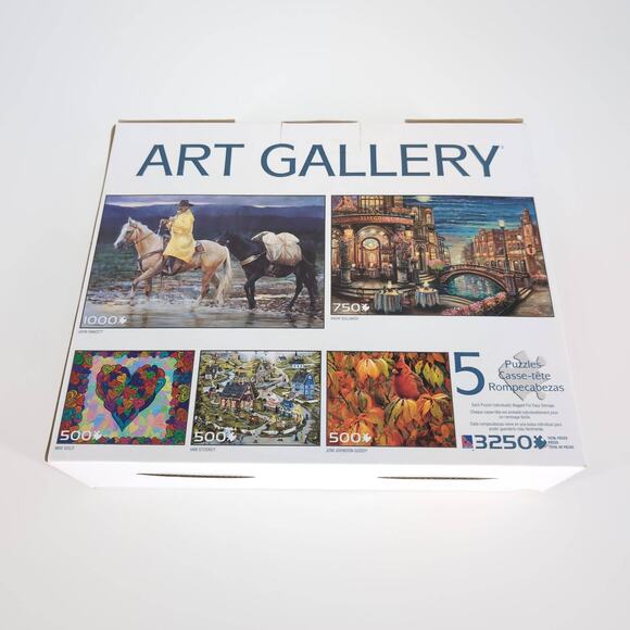 Art Gallery 5 Jigsaw Puzzles - 3 x 500 piece, 1 x 750 piece & 1 x 1000 piece GUC - Picture 9 of 10